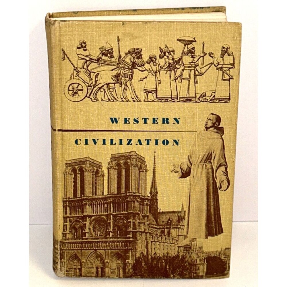 Western Civilization 7th Printing 1960 Hard Cover Book Vintage FJ Aspenleiter SJ